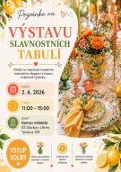 Pozvánka  na výstavu slavnostních tabulí